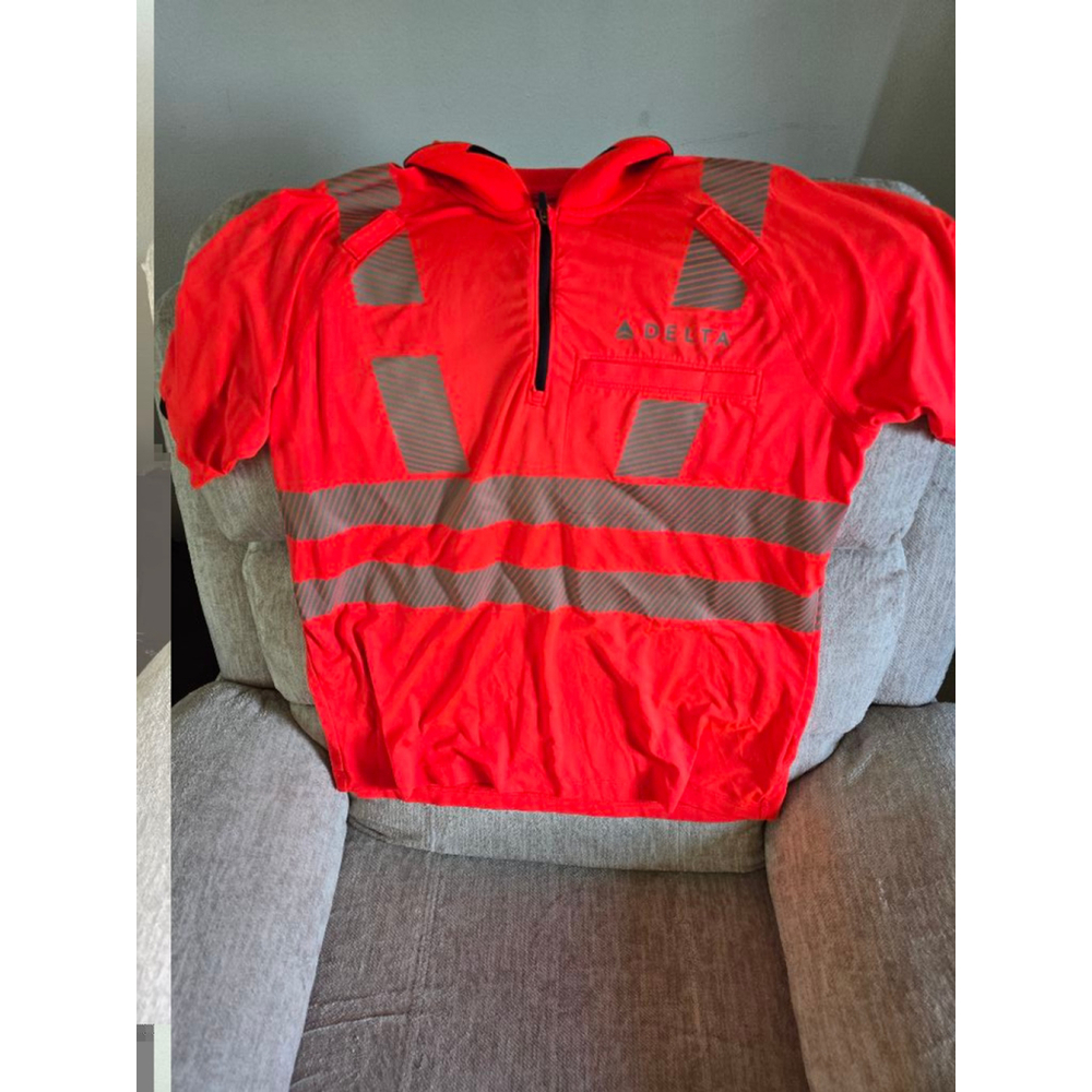 Delta cargo orange t-shirt size medium.